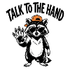 Sprich Mit Der Hand Waschbär
