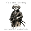 Shih Tzu Samurai Zen