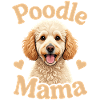 Poodle Mom Dog Portrait