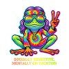 Frog in Tie-Dye: Peace & Vacation