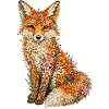 Blumenfuchs | Floraler Fuchs aus Wildblumen