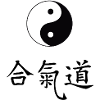 YinYang Tao mit Schriftzug Aikido