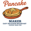 Breakfast Pancake Funny Brunch Coffee Bacon