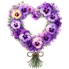 Violette Demenzbewusstseinsblume