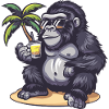 Gorilla Sommer Palme