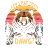 Retro Bear Sunset Dawg