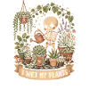 I wet my plants. Fun