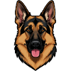 Deutscher Schäferhund german shepherd Geschenk