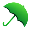 Green Umbrella Icon