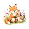 Amis Renard et Poulet