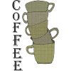 Coffee stack in retro look