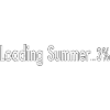 Loading summery graphic with funny text