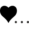 Heart with Three Dots – Symbol Design