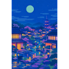 Moonlit Pagoda Village