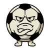 Furious Soccer Ball Maskottchen
