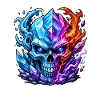 Crystal Skull Fire Cold