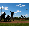Baseball im Schwung