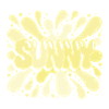 Sun Bubbles Retro Gelb
