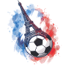 Frankreich Eiffelturm Fußball Fan Paris