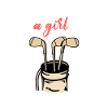 Mädchen-Golfschläger