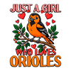 Only one girl loves Orioles