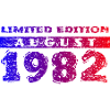 44th Birthday Limited Edition 08/1982