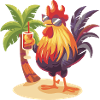 Palmier d’été Coq