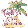 Palmier d’été souris