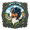 Australian Shepherd Portrait