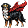 Berner Sennen-Superheld Berner Hero