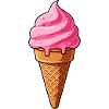 Eis Eiscreme Erdbeereis Softeis Sommer Geschenk
