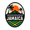 Jamaica Palm Trees Sunset