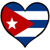 Cuba's Heart Flag