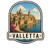 Valletta Colonial Buildings Mediterranean Architecture