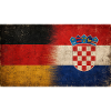 Germany Croatia Friendship Flag