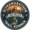 Ultramarathon 100 Meilen Trailrunner