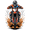 Motocross Sprung Action