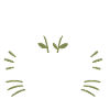 CatZilla-Schädel mit Blumen