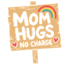 Mama-Umarmung, kostenloses Schild