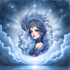 Blue Clouds Queen