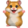 Hamster doré