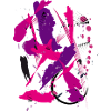 Magentarausch Abstract Street Art