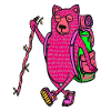 Aventure Scout Bear Pink