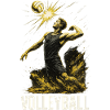 Golden Volleyball Jump