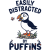 Easily Distracted By Puffins Papageitaucher