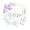 Melissa's Floral Name Wreath