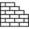 Ziegelmauer-Mosaik