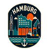 Hamburg Hafen Patch Design