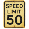 50th Birthday Speed Limit 50