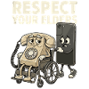 Respect Your Elders, Retro Smartphone, Phone